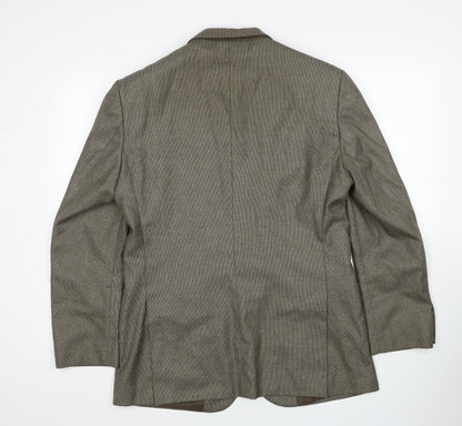 Mens UK Size M Marks and Spencer Regular Brown Suit Jacket