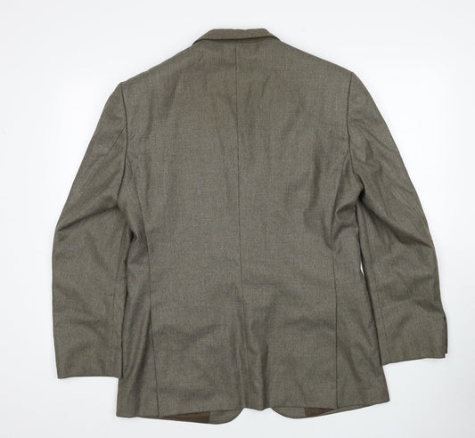 Mens UK Size M Marks and Spencer Regular Brown Suit Jacket
