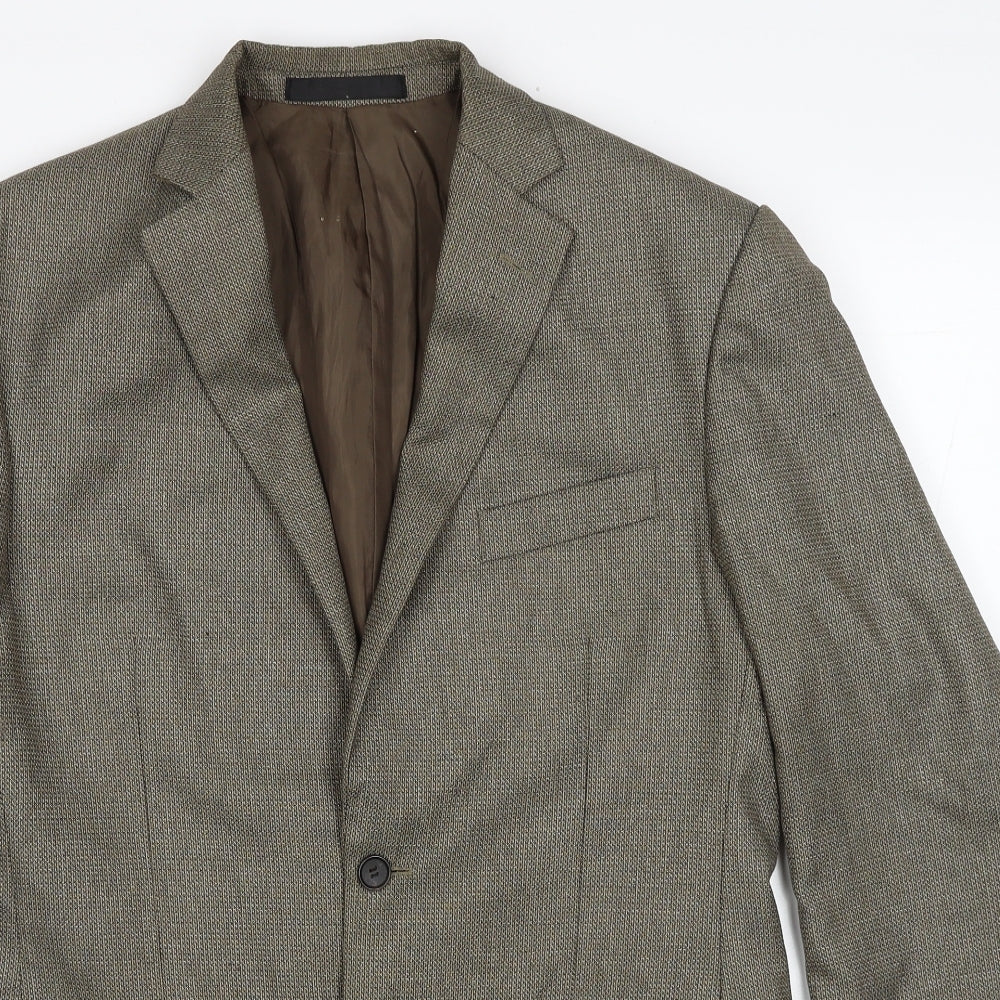 Mens UK Size M Marks and Spencer Regular Brown Suit Jacket