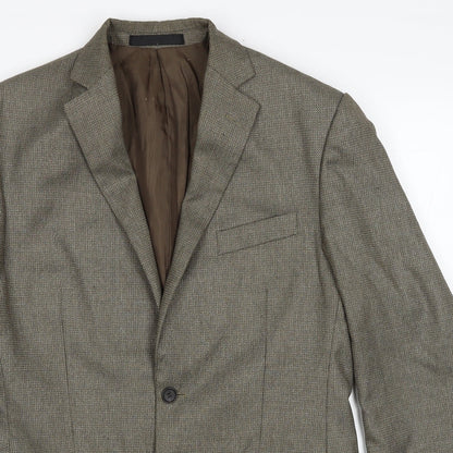 Mens UK Size M Marks and Spencer Regular Brown Suit Jacket