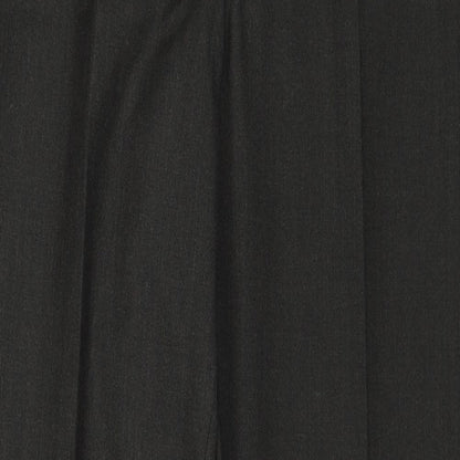 Preworn Mens Grey Polyester Dress Pants Trousers Size 36 in Regular Zip