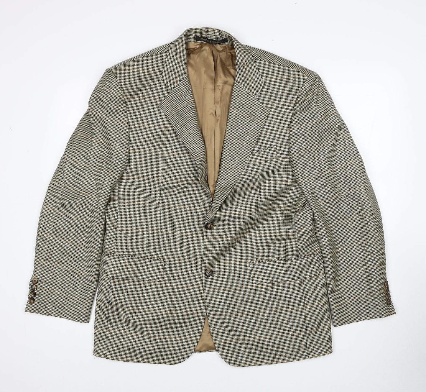 Mens UK Size 40 Marks and Spencer Regular Brown Suit Jacket
