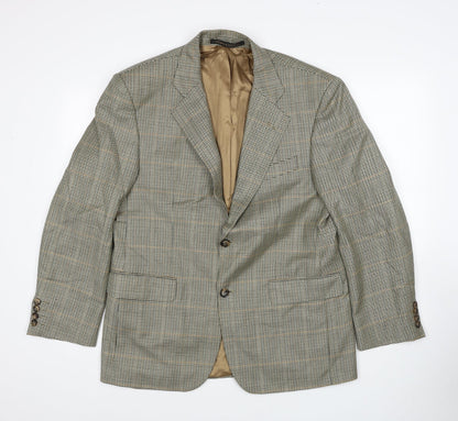 Mens UK Size 40 Marks and Spencer Regular Brown Suit Jacket