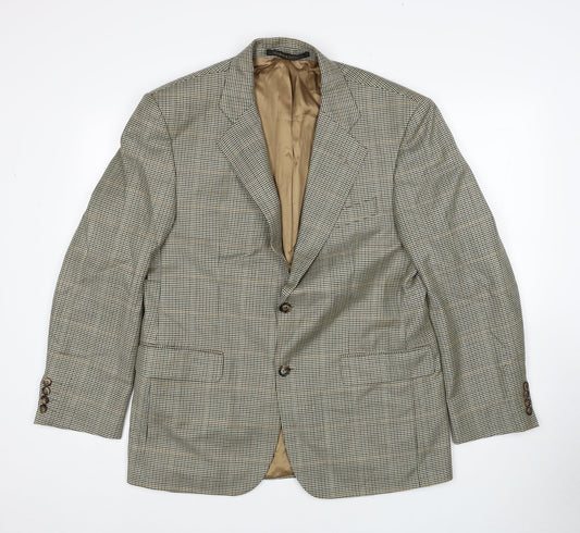 Mens UK Size 40 Marks and Spencer Regular Brown Suit Jacket