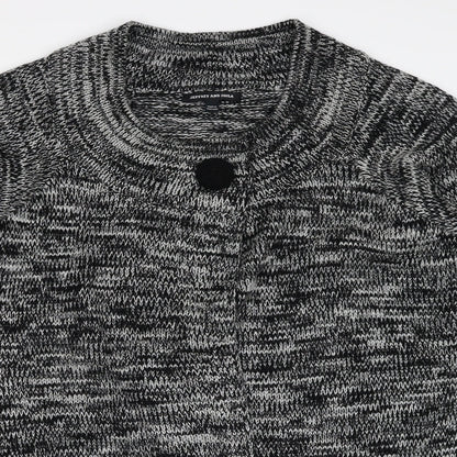 Jeffrey & Paula Womens Black Round Neck Acrylic Cardigan Jumper Size 16