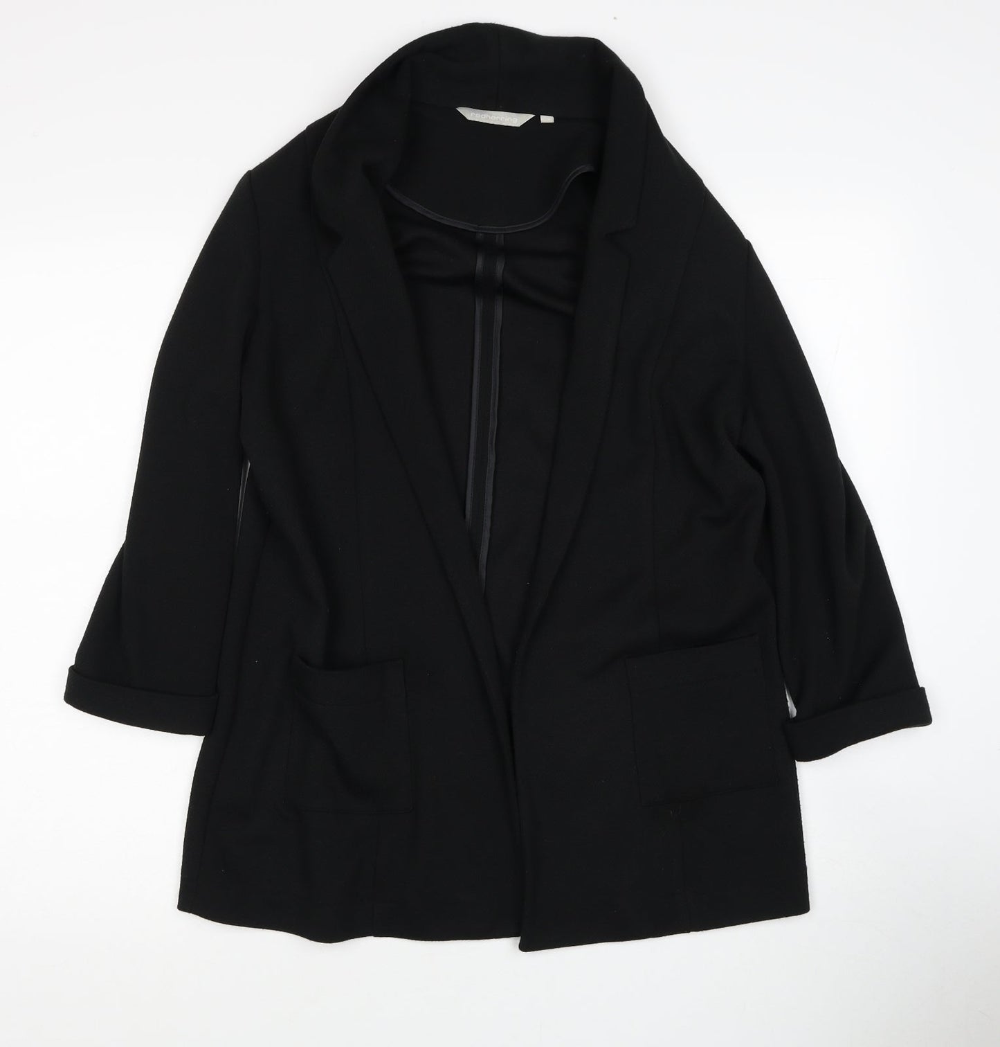 Womens UK Size 12 Red Herring Black Jacket