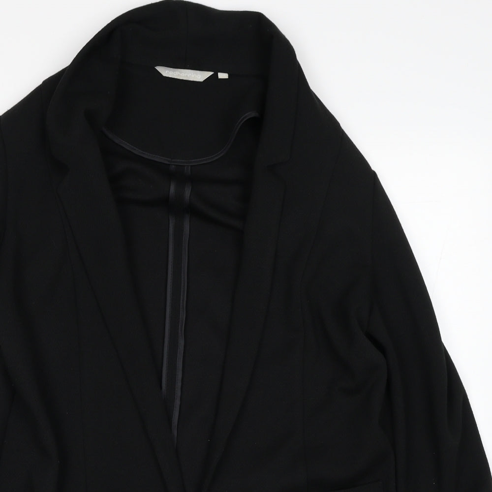 Womens UK Size 12 Red Herring Black Jacket