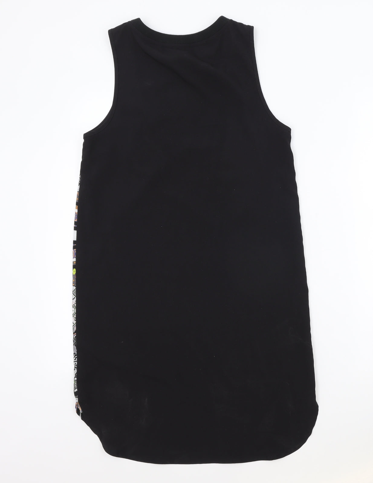 Womens UK Size 8 Topshop Black Basic Tank