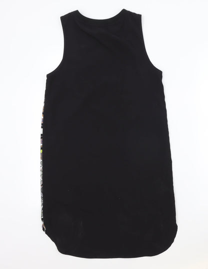 Womens UK Size 8 Topshop Black Basic Tank