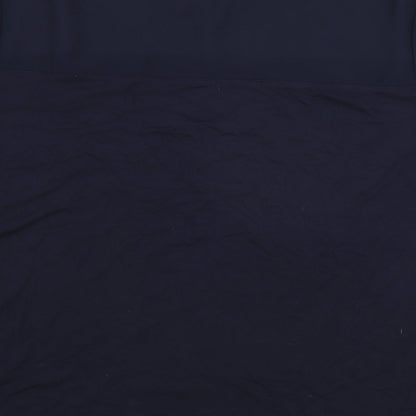 Womens UK Size 14 Warehouse Blue Basic T-Shirt