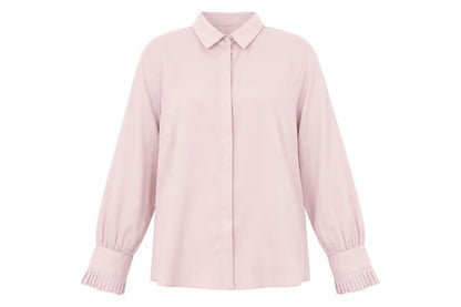 Womens UK Size 14 Very Pink Basic Button-Up