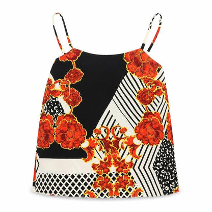 Womens UK Size 10 River Island Multicoloured Camisole Tank