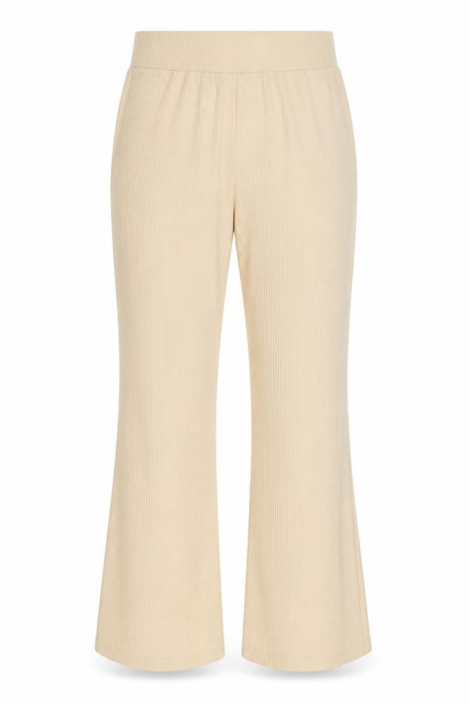 Womens UK Size XL Preworn Regular Fit  Beige Trousers
