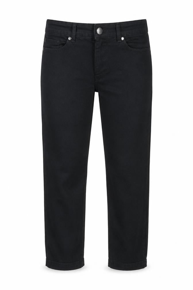 Womens UK Size 30 in Phase Eight Regular Fit Straight Black Jeans