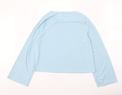 Womens UK Size 14 In the Style Blue Basic Blouse