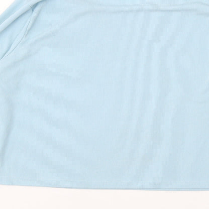 Womens UK Size 14 In the Style Blue Basic Blouse