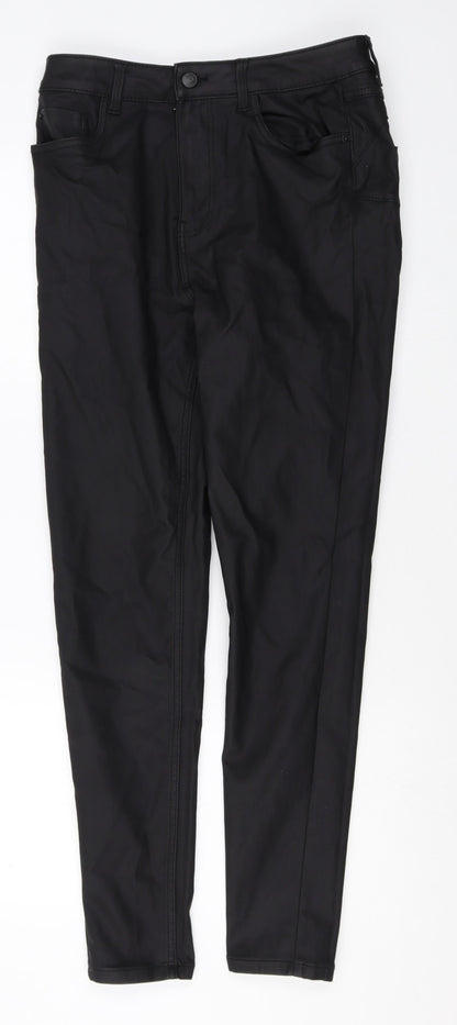 Womens UK Size 12 New Look Regular Fit  Black Trousers