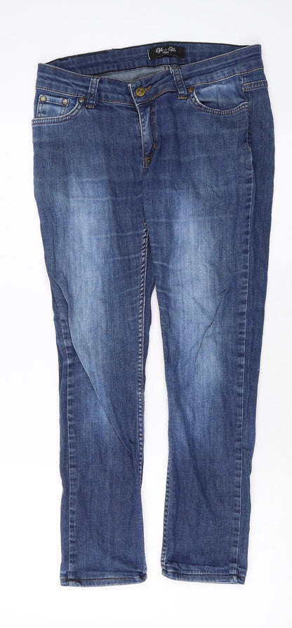 OFIS X OFIS Womens Blue Cotton Straight Jeans Size 31 in Regular Zip