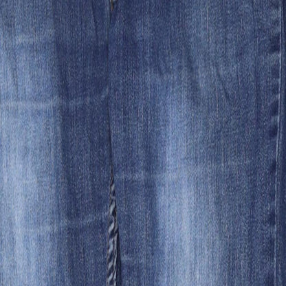 OFIS X OFIS Womens Blue Cotton Straight Jeans Size 31 in Regular Zip