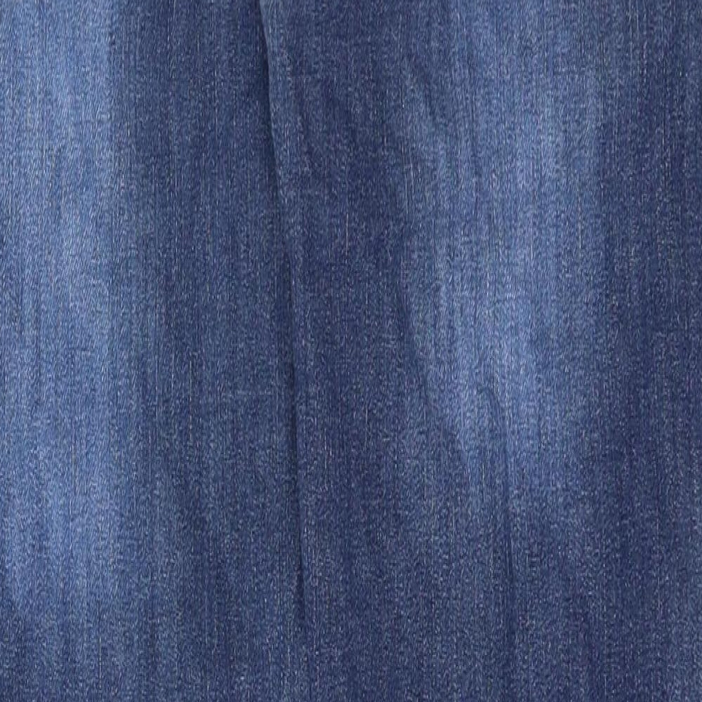 OFIS X OFIS Womens Blue Cotton Straight Jeans Size 31 in Regular Zip