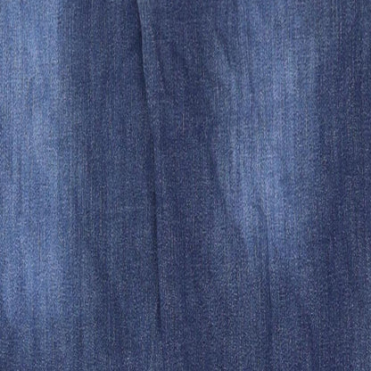 OFIS X OFIS Womens Blue Cotton Straight Jeans Size 31 in Regular Zip