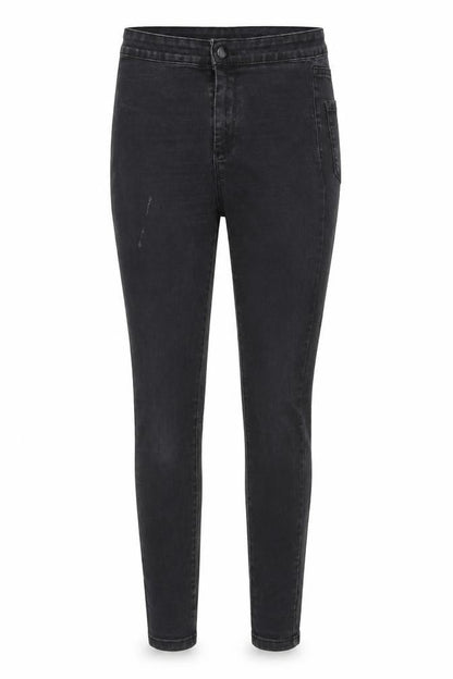 Womens UK Size 12 Denim & Co. Regular Fit Skinny Black Jeans