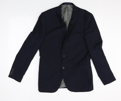Mens UK Size 40 limehaus Regular Black Suit Jacket