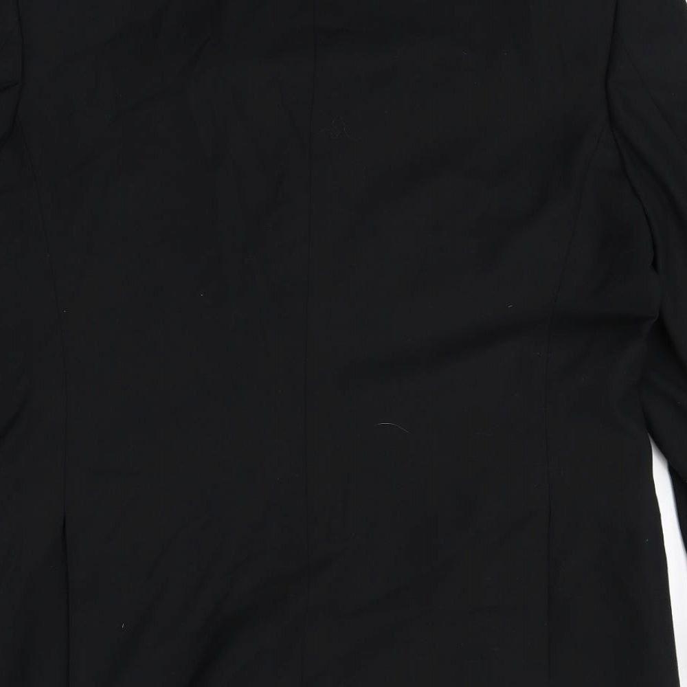 Mens UK Size 42 Burton Regular Black Suit Jacket