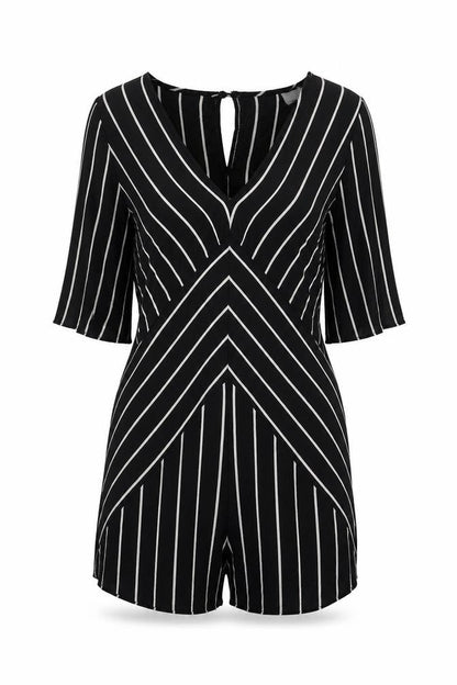 Womens UK Size 12 ASOS One-Piece Black Playsuit