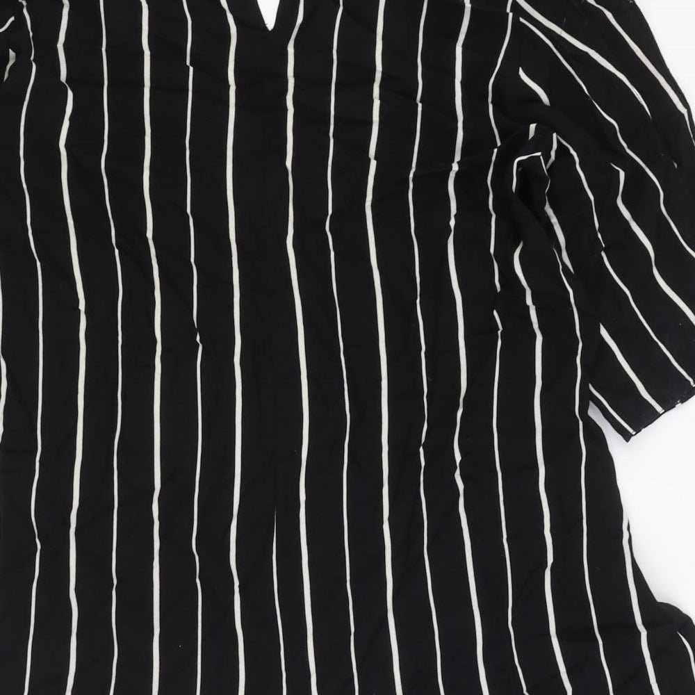 Womens UK Size 12 ASOS One-Piece Black Playsuit