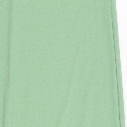 I SAW IT FIRST Womens Green Polyester Tank Dress Size 14 V-Neck Pullover