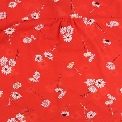 Womens UK Size 8 Pimkie Red Basic Blouse