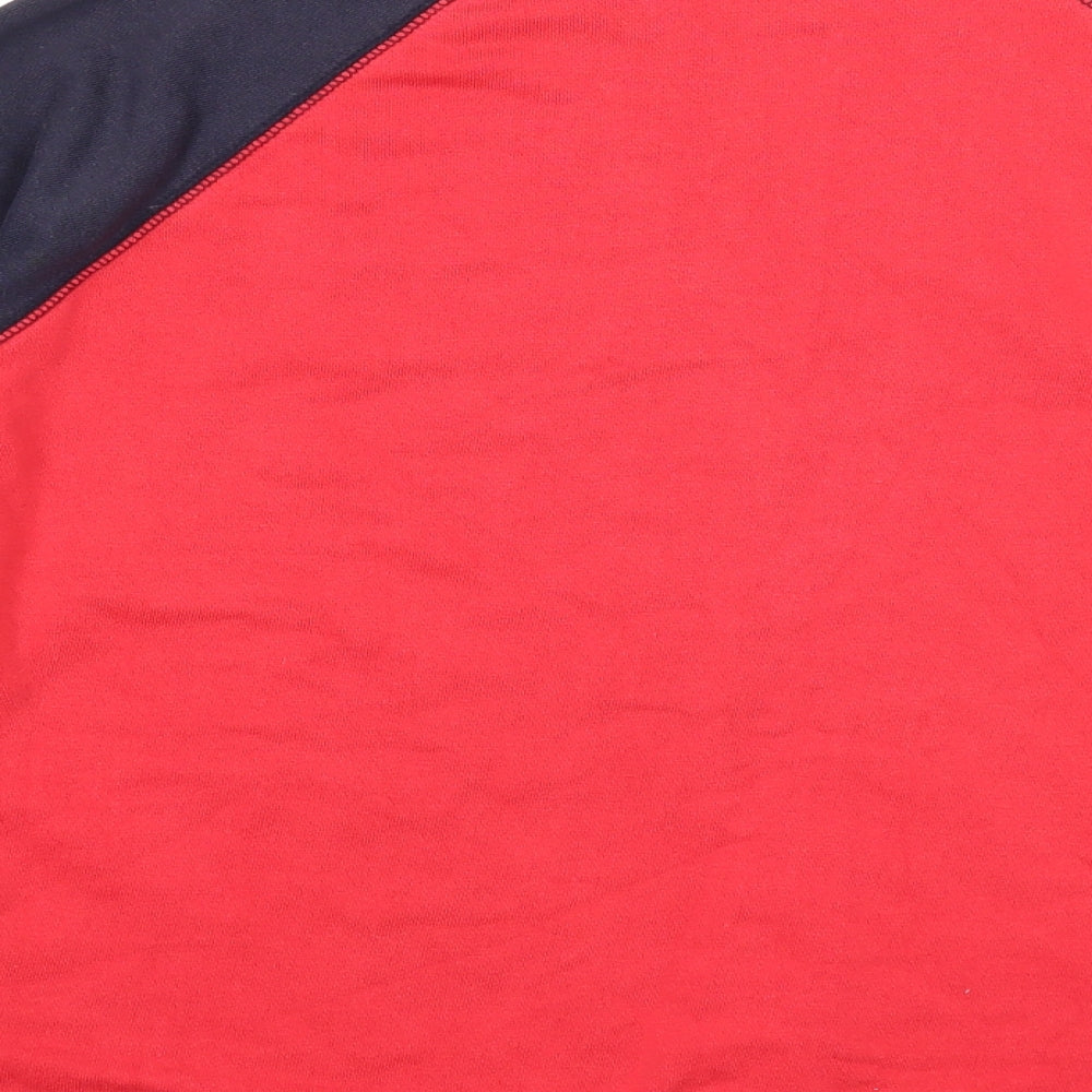 Papaya Womens Red Cotton Pullover Sweatshirt Size S Pullover
