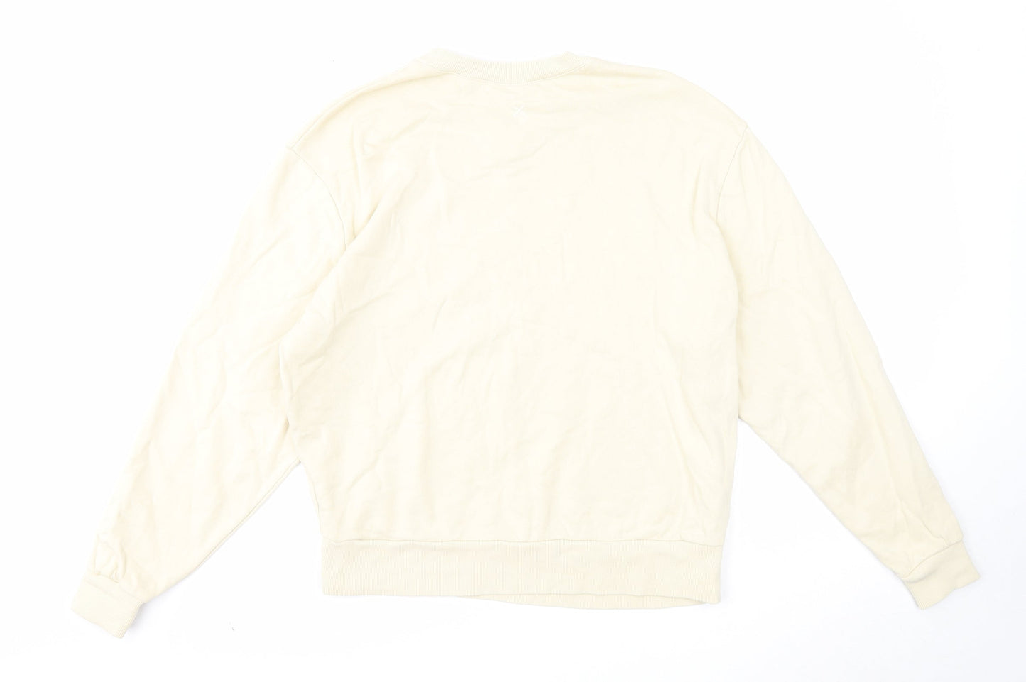 Mens UK Size XS COLLUSION Beige Pullover Sweatshirt