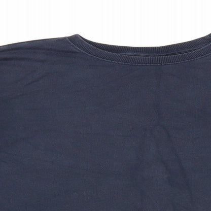 Sugar Dust Womens Blue Cotton Pullover Sweatshirt Size M Pullover