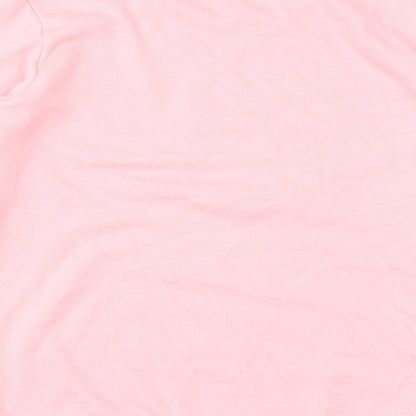 Womens UK Size S Disney Pink Pullover Sweatshirt