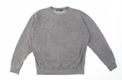 Nasty Gal Womens Grey Cotton Pullover Sweatshirt Size S Pullover - My Body My Rules