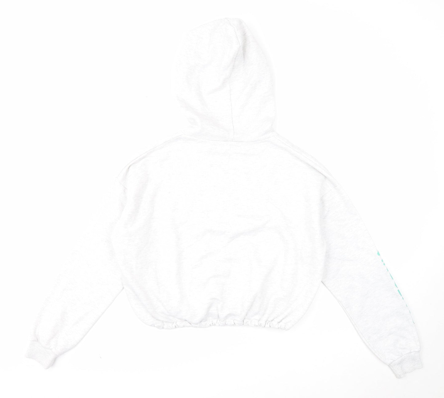 New Look Girls Grey Cotton Pullover Hoodie Size 14-15 Years Pullover - Los Angeles