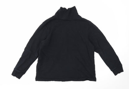 Womens UK Size 14 Marks and Spencer Black Pullover Sweatshirt