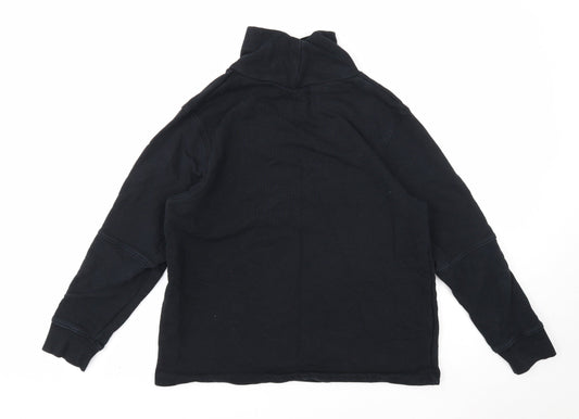 Womens UK Size 14 Marks and Spencer Black Pullover Sweatshirt