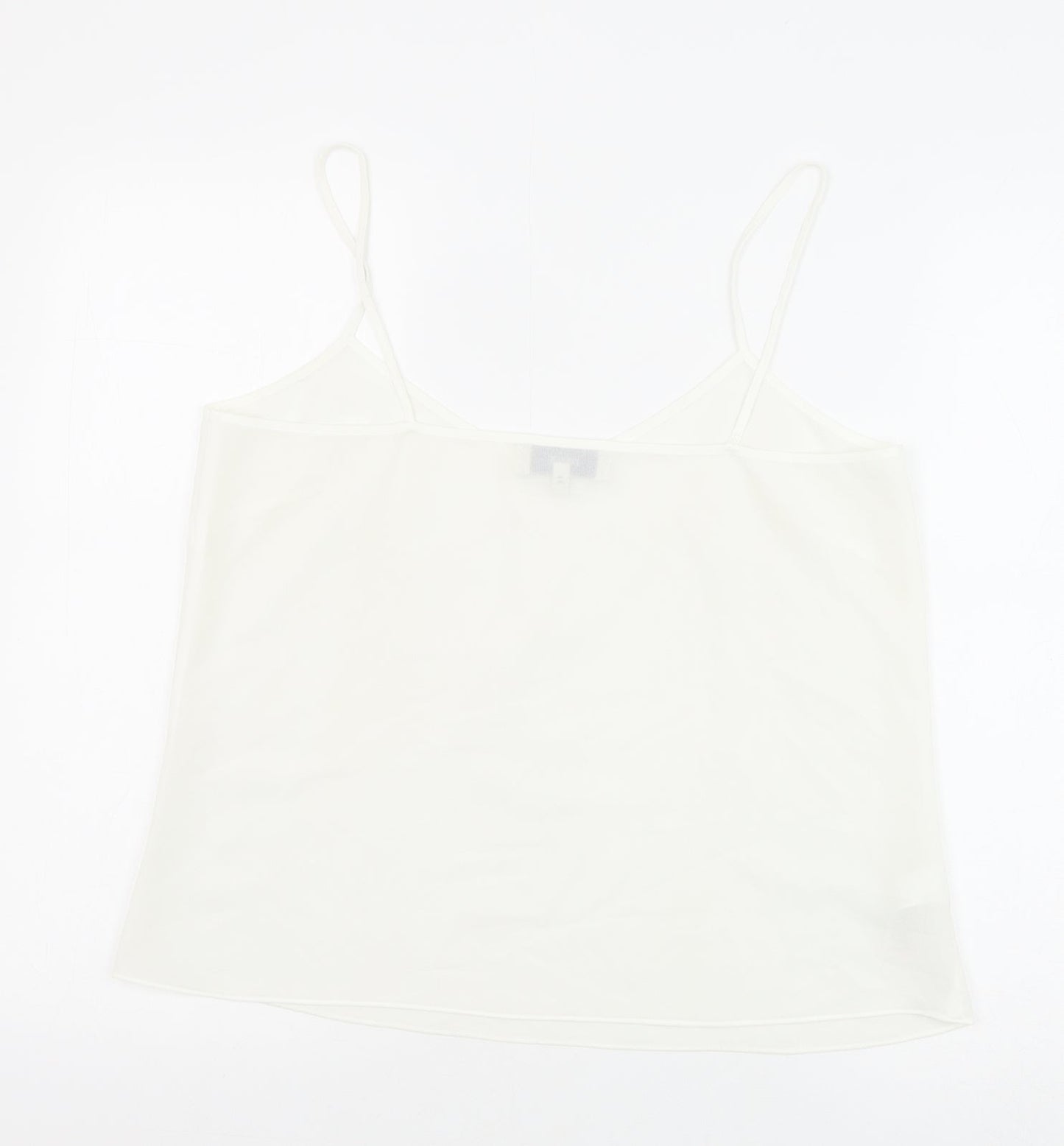 Womens UK Size 12 NEXT White Basic Tank