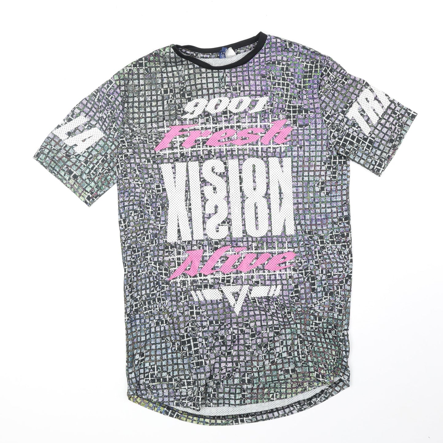 Mens UK Size S Divided Multicoloured  T-Shirt