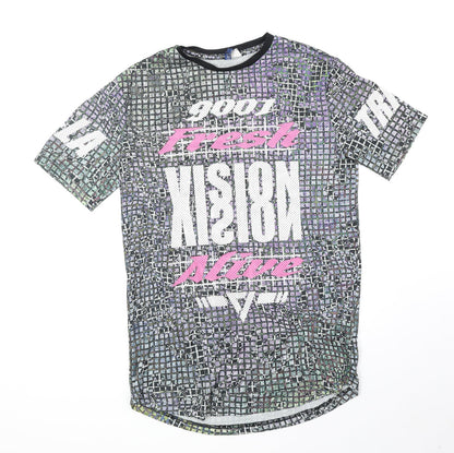 Mens UK Size S Divided Multicoloured  T-Shirt