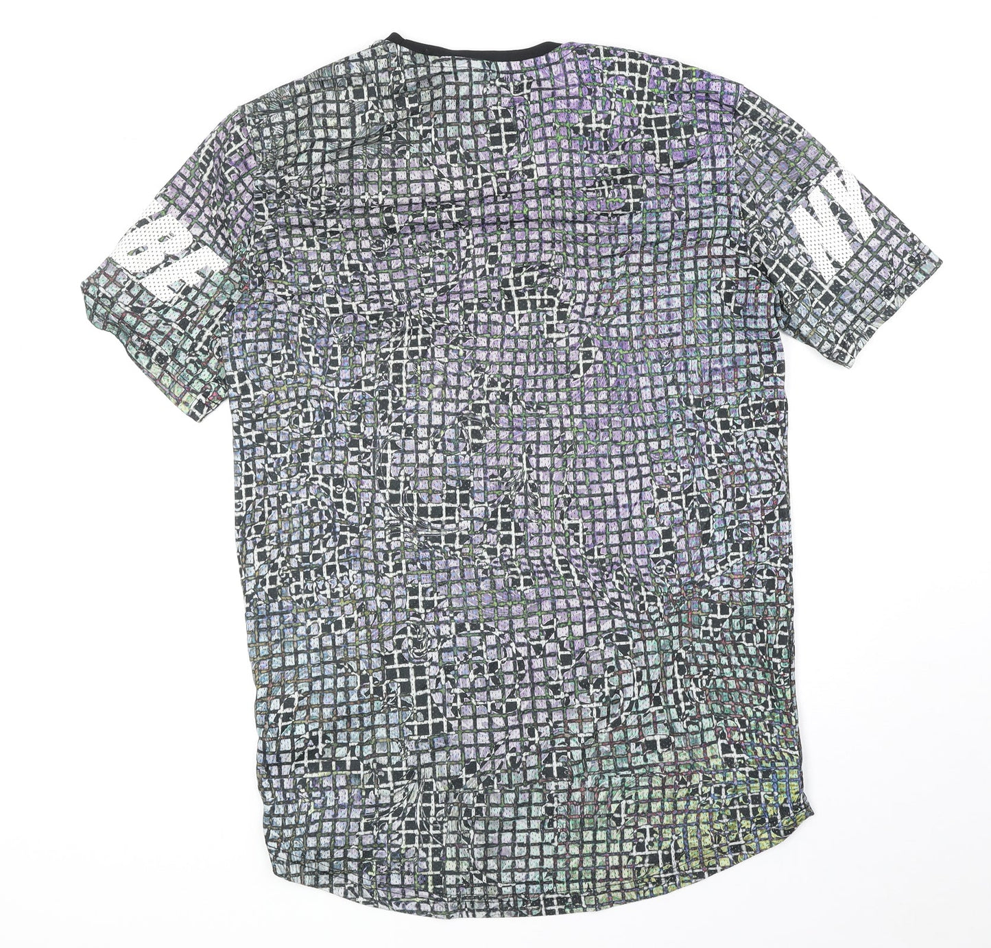 Mens UK Size S Divided Multicoloured  T-Shirt