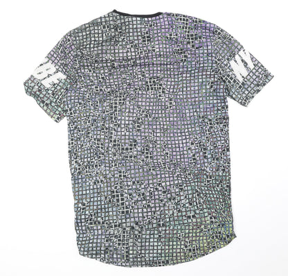 Mens UK Size S Divided Multicoloured  T-Shirt
