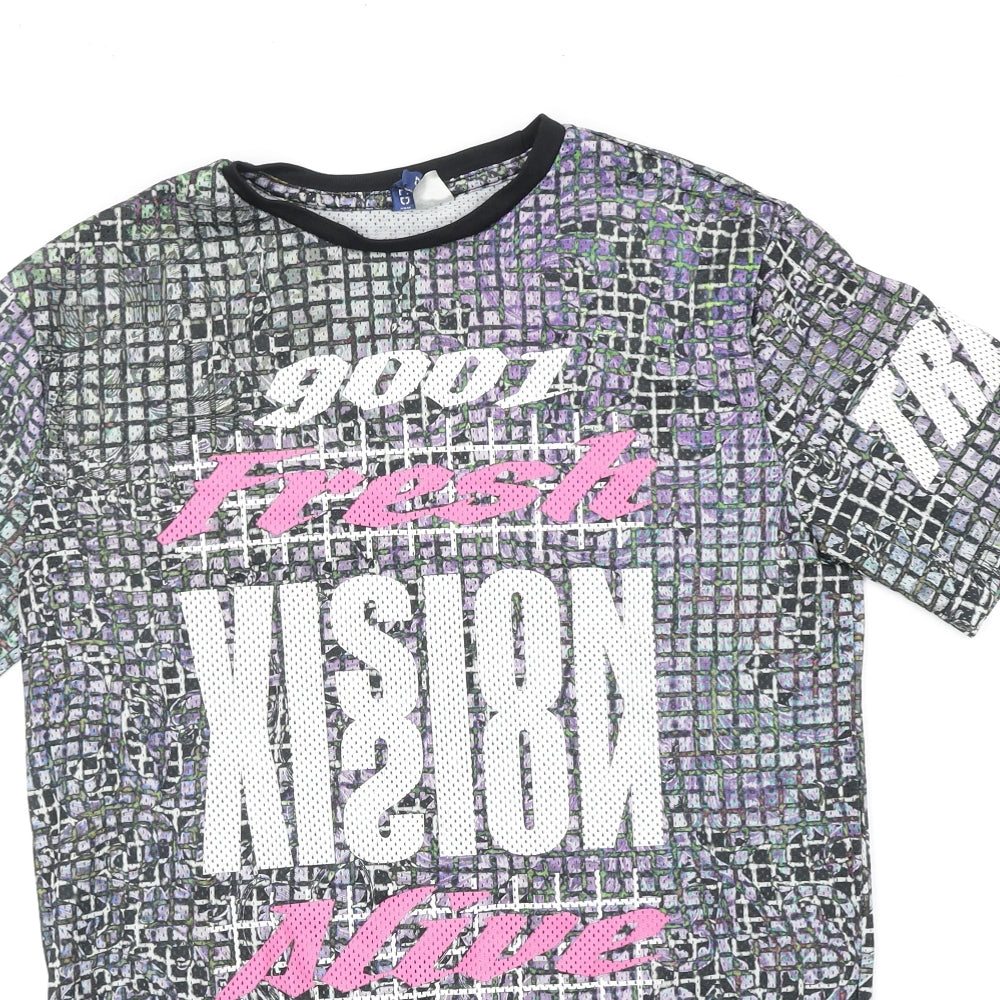 Mens UK Size S Divided Multicoloured  T-Shirt