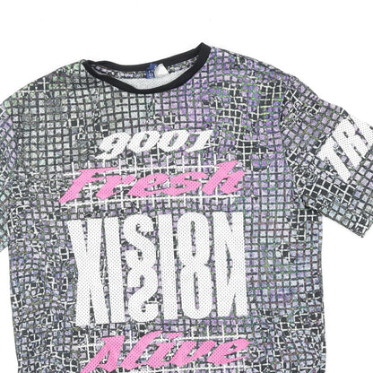 Mens UK Size S Divided Multicoloured  T-Shirt
