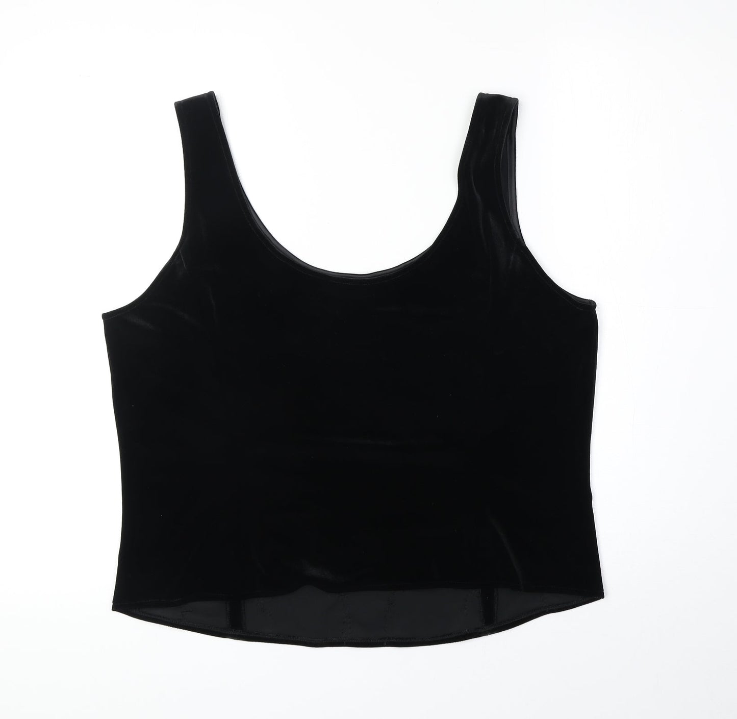 Womens UK Size 18 Marks and Spencer Black Basic Tank