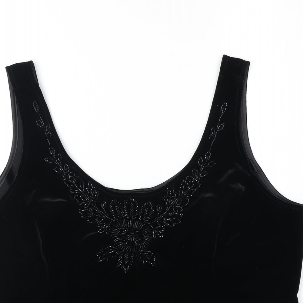 Womens UK Size 18 Marks and Spencer Black Basic Tank