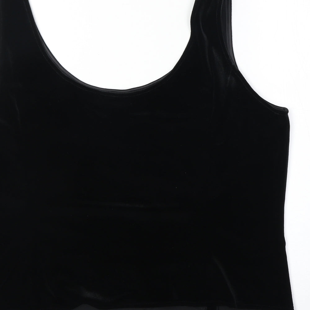 Womens UK Size 18 Marks and Spencer Black Basic Tank